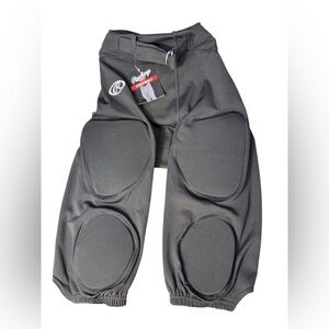 Rawlings Fppi - Lightweight Football Pants,  Youth, Integrated Pads, Black 2XL